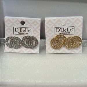 Fashion Gold or Silver Circle Posts